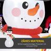 1.80 m snowman with candy cane & gift, self-inflating, LEDs, weatherproof