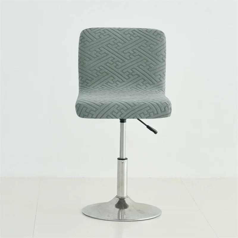 1/2/4/6 шт. Жаккардовый чехол для стула для бара Чехол для стула с короткой спинкой Чехлы для сидений Чехлы для сидений в баре отеля Чехлы для кресел для дома Чехлы для дома