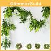 Exquisite 2x Artificial Wisteria Flower Vine Ideal For Elegant Indoor And Outdoor Decoration