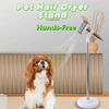 Hands Free Vertical Hair Dryer Holder Retractable Hairdryer Storage Rack  Dog Cat Care