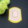 Label Frame Metal Cutting Dies DIY Scrapbook Paper Cards Album Making Stencil