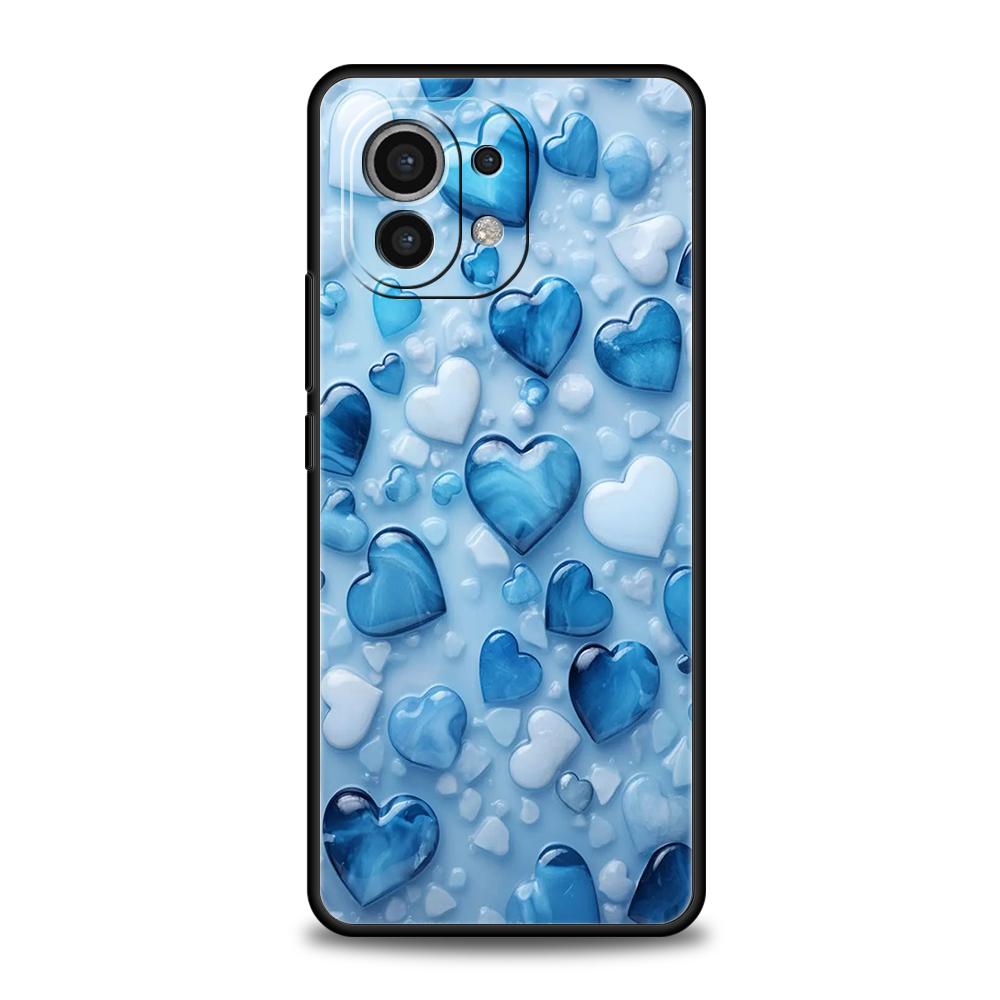 Чехол для телефона для Xiaomi 15 14 13 12 Lite 14T 13T 12T Pro Poco X7 X6 X5 X4 X3 NFC F7 Ultra F6 Pro Мягкий чехол Сердце