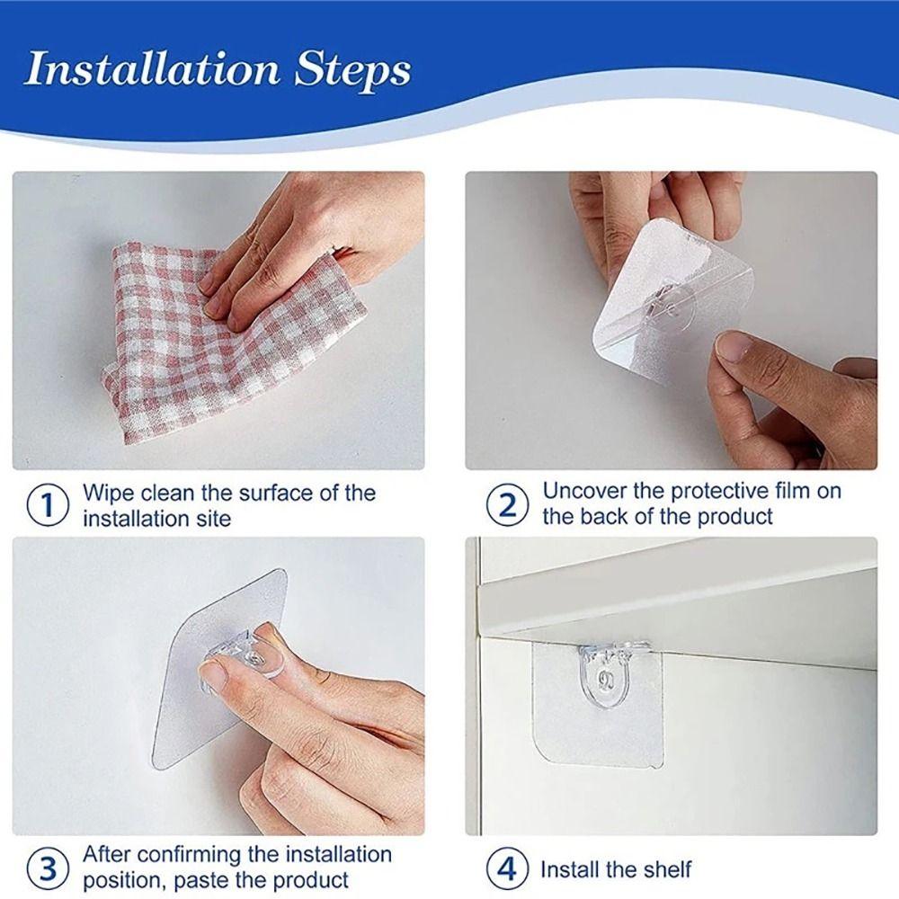 1/10 шт. прочные несущие самоклеящиеся колышки, держатель перегородки для домашней кухни, ванной комнаты