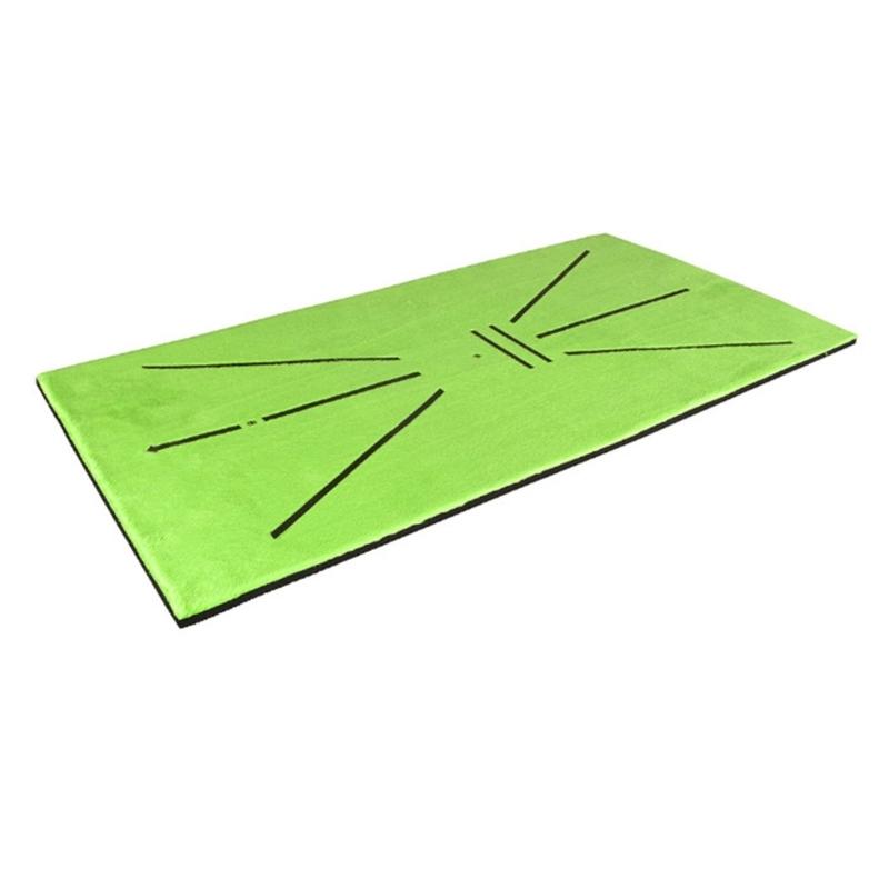 Golf Hitting Mat Swing Track Practice Marking Pad Golf Hitting Mat for Swing Paths Feedback/Detection Batting Enduring