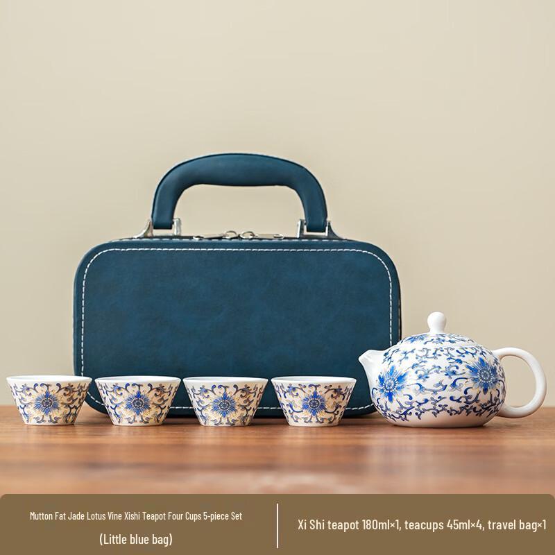 Yipan Ceramic Xishi Tea Set