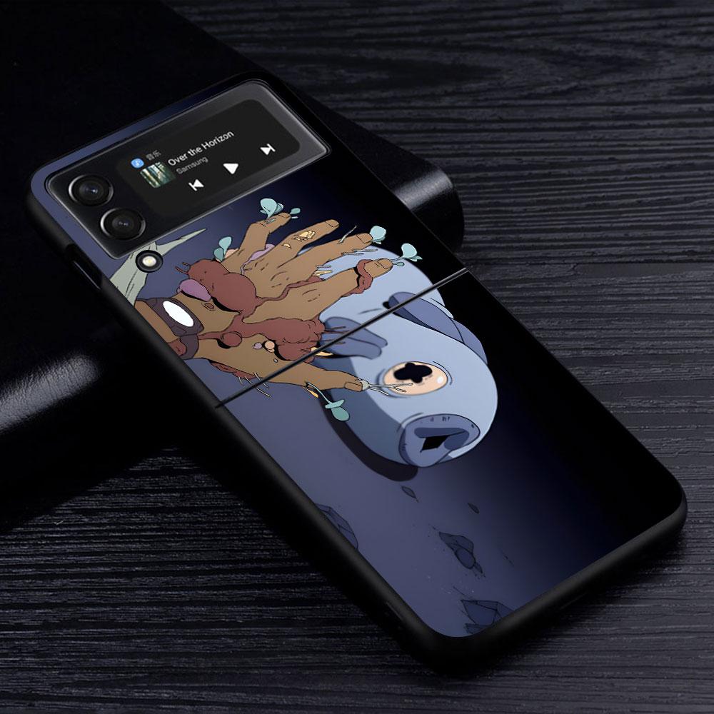 Scavengers Reign Comic Case для Samsung Galaxy Z Flip3 5G Flip4 PC Hard Phone Shell Z Flip 4 3 Black Coque Zflip3 Zflip4 Cover