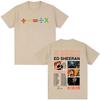 Ed Sheeran Tour 2025 Tshirt Unisex Women Clothing Fashion Hip Hop T Shirts Casual Short Sleeve T Shirt Tops Streetwear