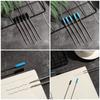 Students Supplies Office Writing Tool Blue/Black Ink Medium Nib Core Metal Ballpoint Pen Refills
