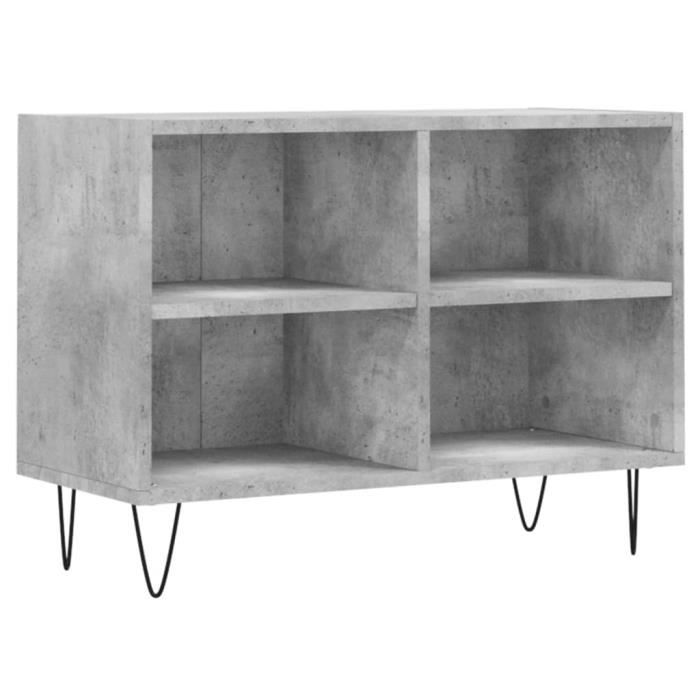 VidaXL TV Cabinet Concrete Grey 69.5x30x50 Cm Engineered Wood 826968