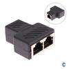 Rj45 Connector 1 To 2 Way Lan Ethernet Cable Network Splitter Coupler Rj45 Cat5/Cate6 Interface Extender Adapter