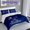 3pcs Tottenham Hotspur F.C Duvet Cover Set, Includes 1 Duvet Cover and 2 Pillowcases,Skin-Friendly&Comfortable Fabric,Suitable Bedding Sets