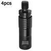 4Pcs New Fashion Metal Fishing Rod Pod Connectors Quick Release Bite Alarms Adapters Black