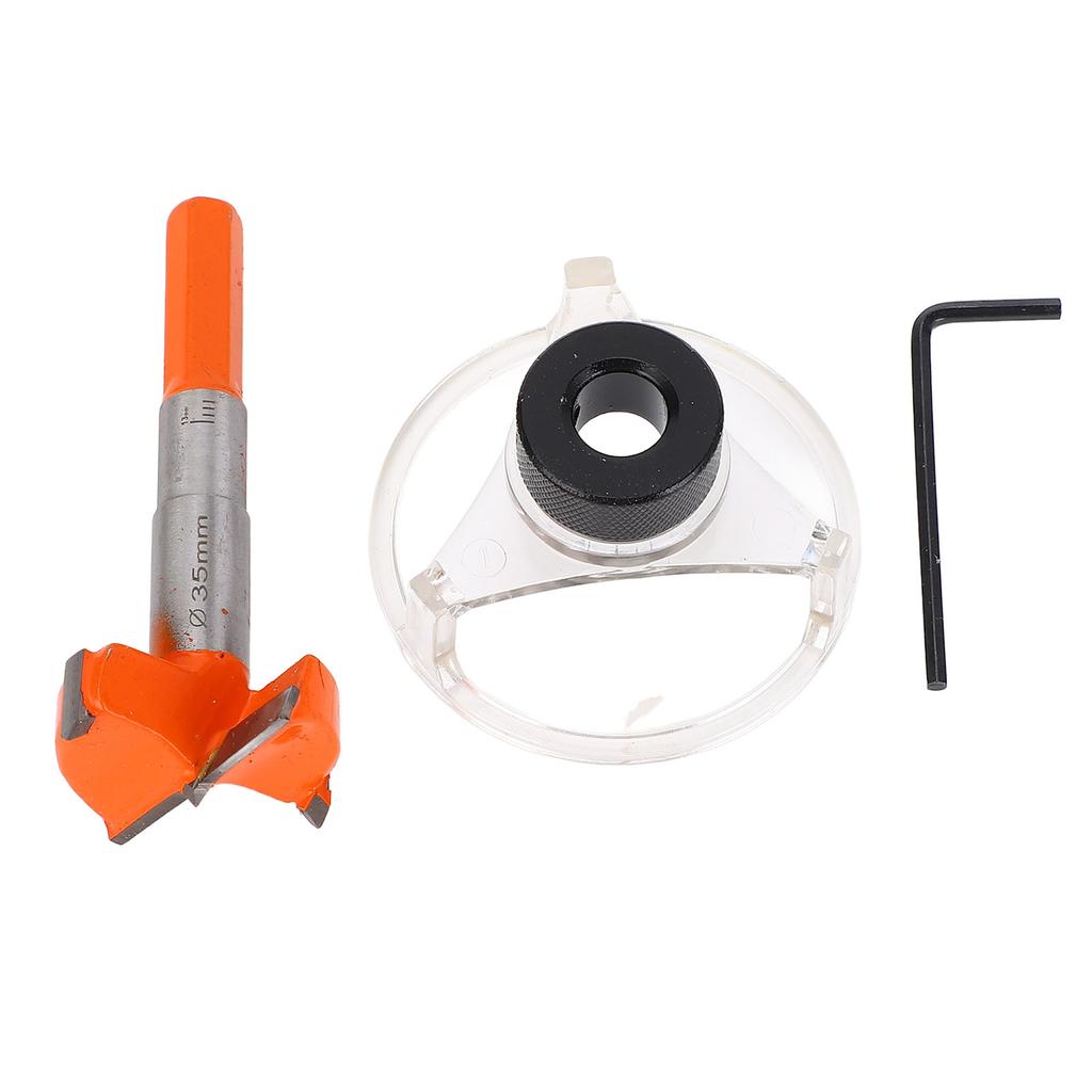 Регулируемая кольцевая пила с 3 канавками, регулируемый диаметр реза, фреза для дерева с пылезащитным чехлом для шкафа