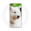 Чехол для Huawei P8 Белый Самоедская собака
