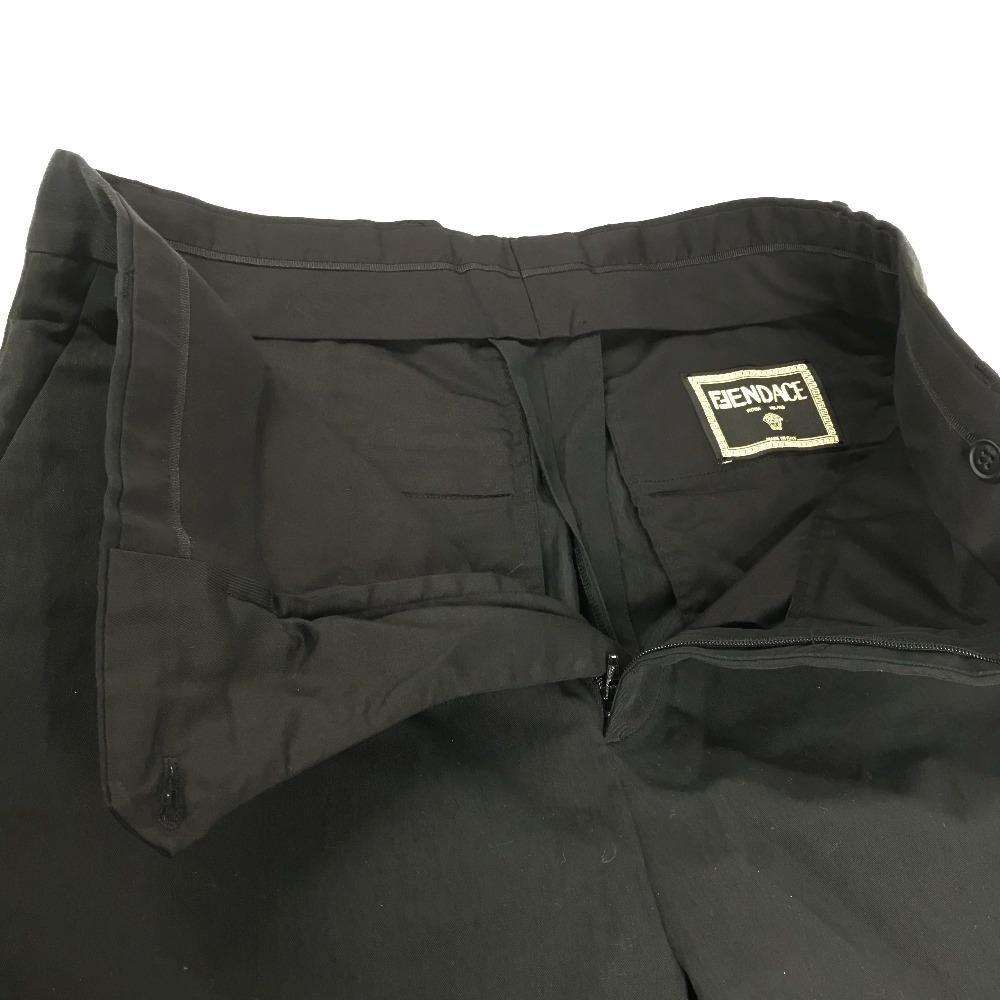 FENDI FB0521 FENDACE logo Pants Shorts Bottoms Apparel Shorts Black
