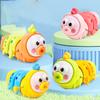 Caterpillar Puzzle Winding Toy,chain Winding Telescopic Mouthworm,movable and Running Swinging Small Animal Crawling Winding Toy