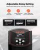 Dual Battery Isolator Kit, 12V 300 Amp, Manual and Automatic VSR Voltage Sensitive Relay with Voltmeter, LCD Screen, Smart Battery Isolator,