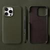 Премиальный магнитный чехол из натуральной кожи для iPhone 16 Pro Max 15 14 13 12 11 Беспроводная зарядка Магнитная крышка Magsafe Ударопрочный чехол