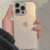 "Блестящий прозрачный чехол для iPhone 11/12/13/14/15/14PRO": Гладкая и устойчивая к грязи"