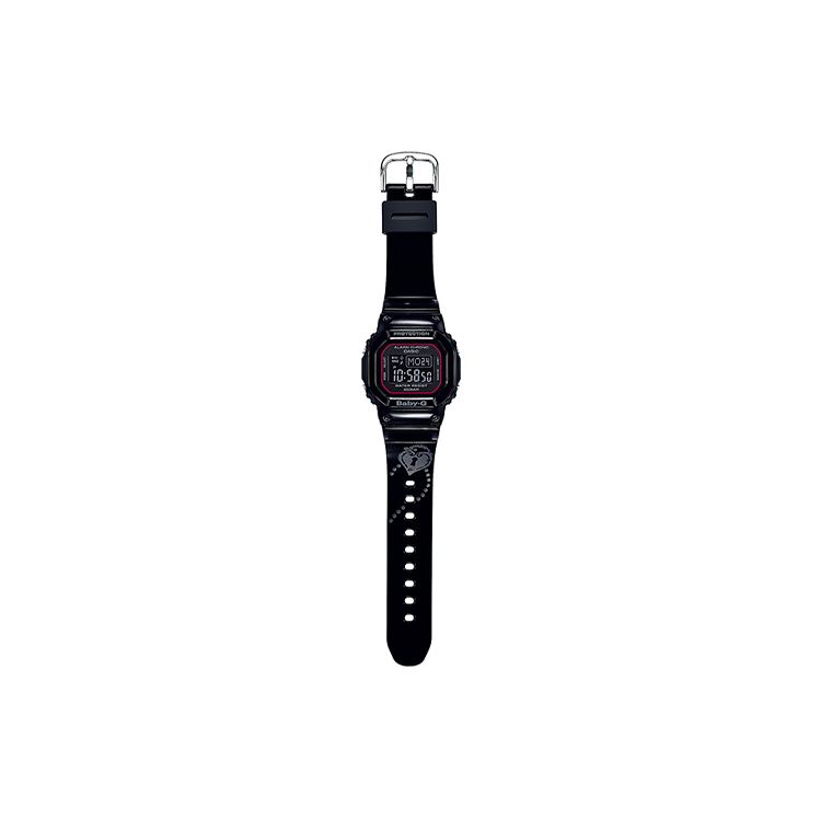 Casio Классические ретро-квадратные кварцевые часы на тему татуировок, унисекс, черные SLV-18B-1