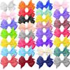 10Pcs/pack Multi-color Kids Hair Clips Solid Color Bowknot Barrettes Bow Hairpin  Hair Accessories