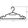 Bulk Purchase: Set of 20 Black Rotating Hook Hangers for Pants, Slacks, Ties, and Camisoles. Non-Slip Design for Space-Saving Clothing Storage. Mizuka
