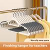 10 Pcs Clothes Hanger Anti-slip Thickened Rotary Smooth Anti-scratch Seamless Great Load Bearing Stainless No Deformation Wet Dry Dual Use Hangers