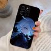 Genshin Impact Фурина Чехол для телефона для iPhone 17,16,15,14,13,12,11 Plus,Pro Max,XS,Мягкий силиконовый черный чехол