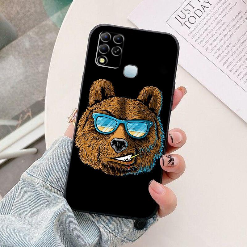 Case For Infinix Hot 11 G37 Pattern Silicone Shockproof Phone Cover For Infinix Hot11 G37 X689F Bumper Full Protection Coque