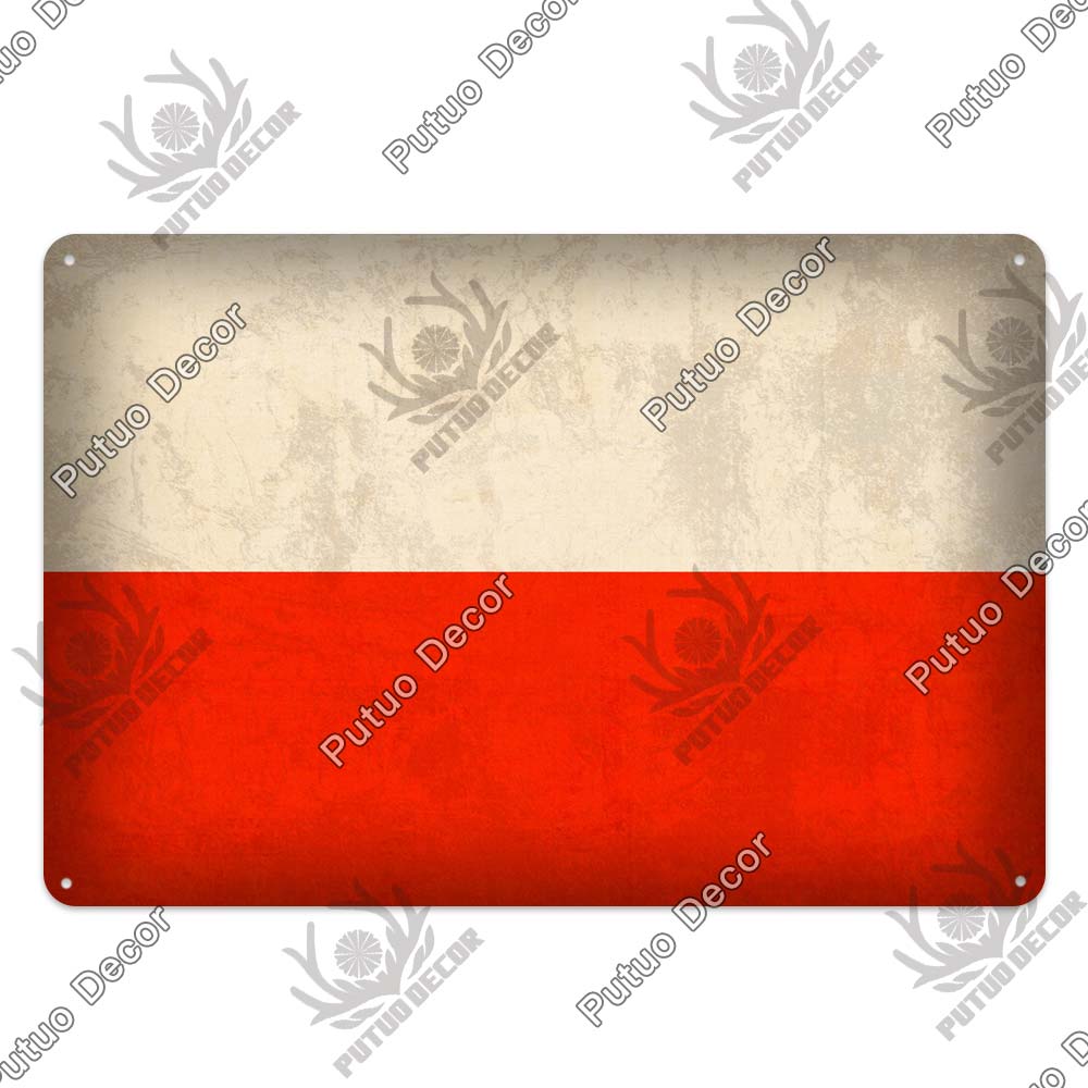 Decor Flag Vintage Metal Sign Tin Sign Decorative Plaque Wall Decor Bar Pub Man Cave Living Room Home Door Decoration