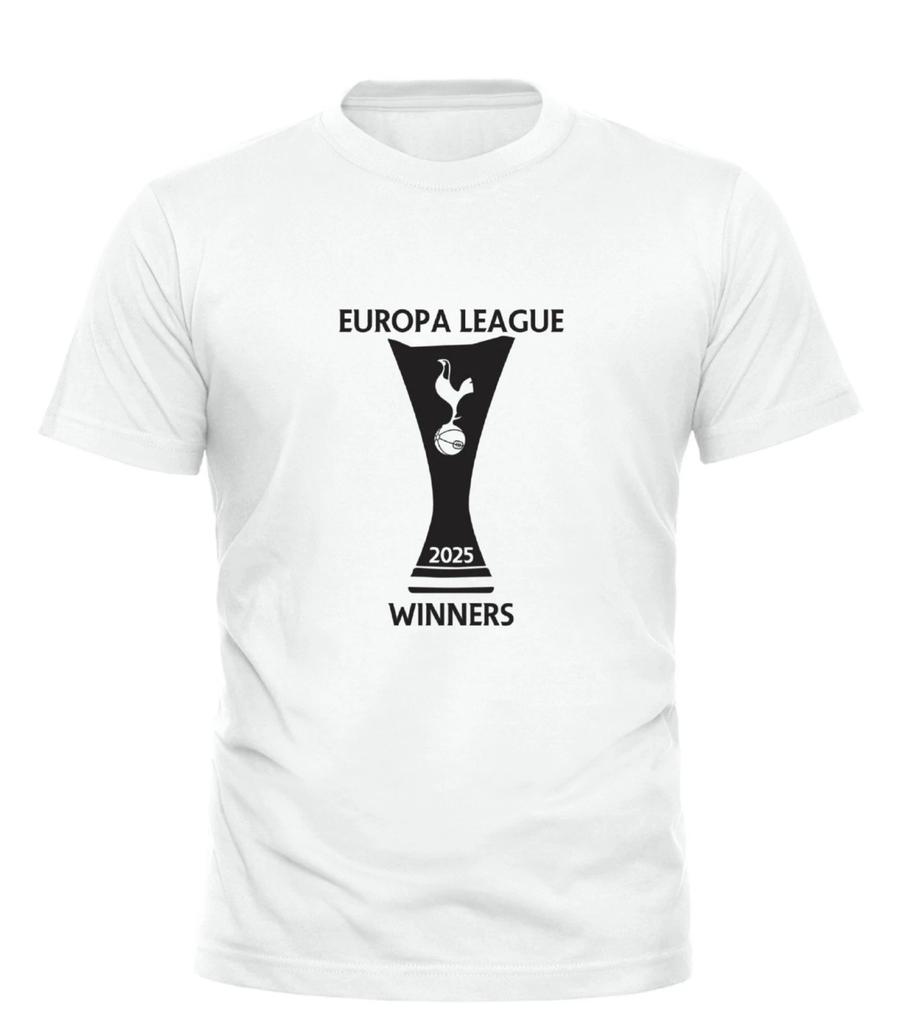 Spurs Europa Winners 2025 _ Tottenham Hotspur_unisex T-shirt All Sizes