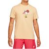 Nike T Shirts Men's Flesh Crew Neck Moderate Straight Fit DQ1034-268