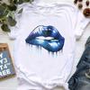 Diva Lips High Shoe Lipstick Print Tshirt Unisex Clothes 2024 Fashion Makeup T Shirt Female Summer Tops Tee Shirt Femme Wholesale