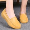 Мода 2024 года Новые Туфли Женские Плоские Белые Женские Кожаные Туфли Слипоны Женские Платформы Удобные Лоферы Zapatos De Mujer Женские