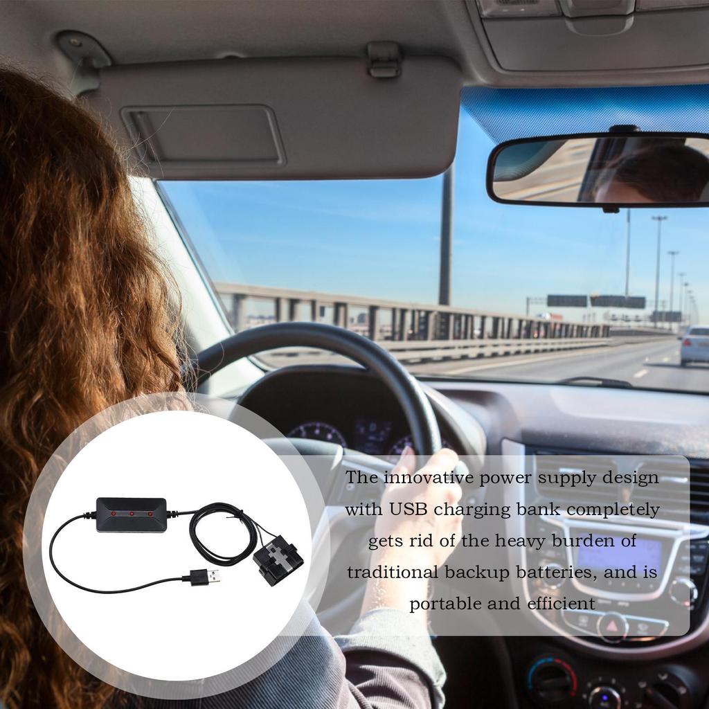 Для большинства подходящих электрических кабелей-хранителей памяти OBD II Инструмент для замены автомобильного аккумулятора Кабель-адаптер для USB-пауэрбанка Защита для