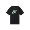 Nike Футболки мужские черные с круглым вырезом умеренного прямого кроя FB9820-010