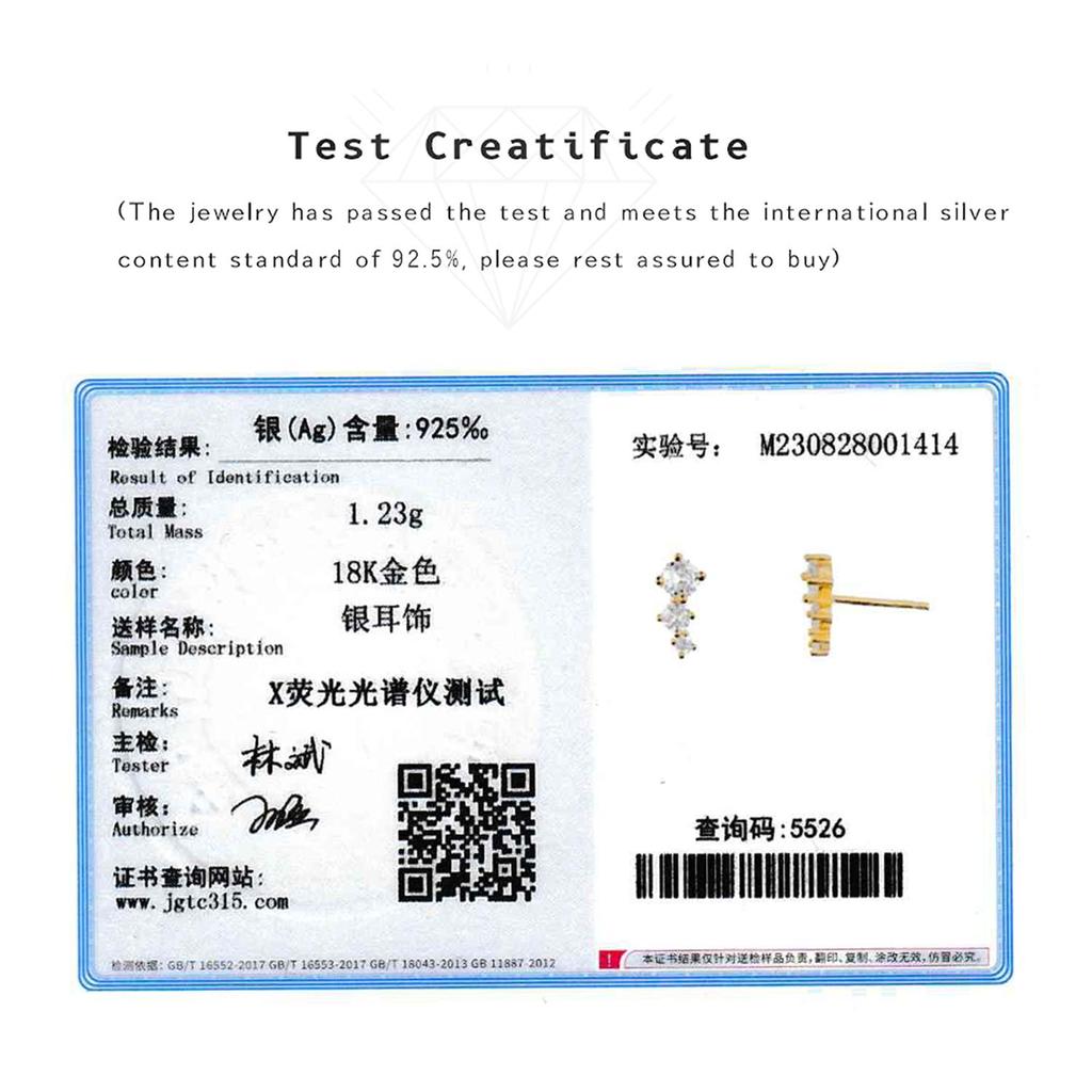 ANDYWEN 925 пробы стерлингового серебра золота 1 пара Opterium серьги-гвоздики для женщин роскошные модные ювелирные изделия