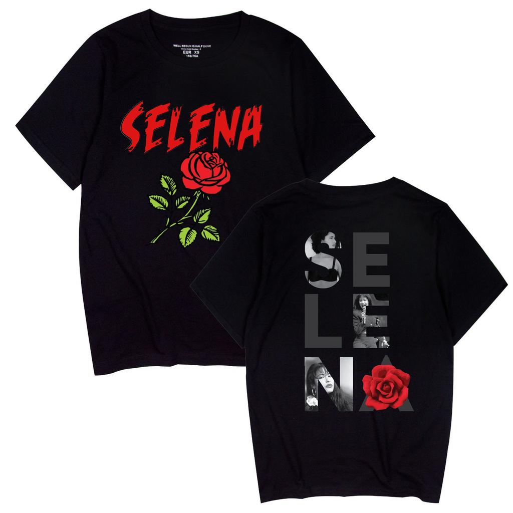 Singer Selena Quintanilla TShirt Women Short Sleeve Cotton Tshirts Casual Summer ONeck Cool Tees Shirt