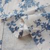Pastoral Blue Print Cotton Linen Tablecloth