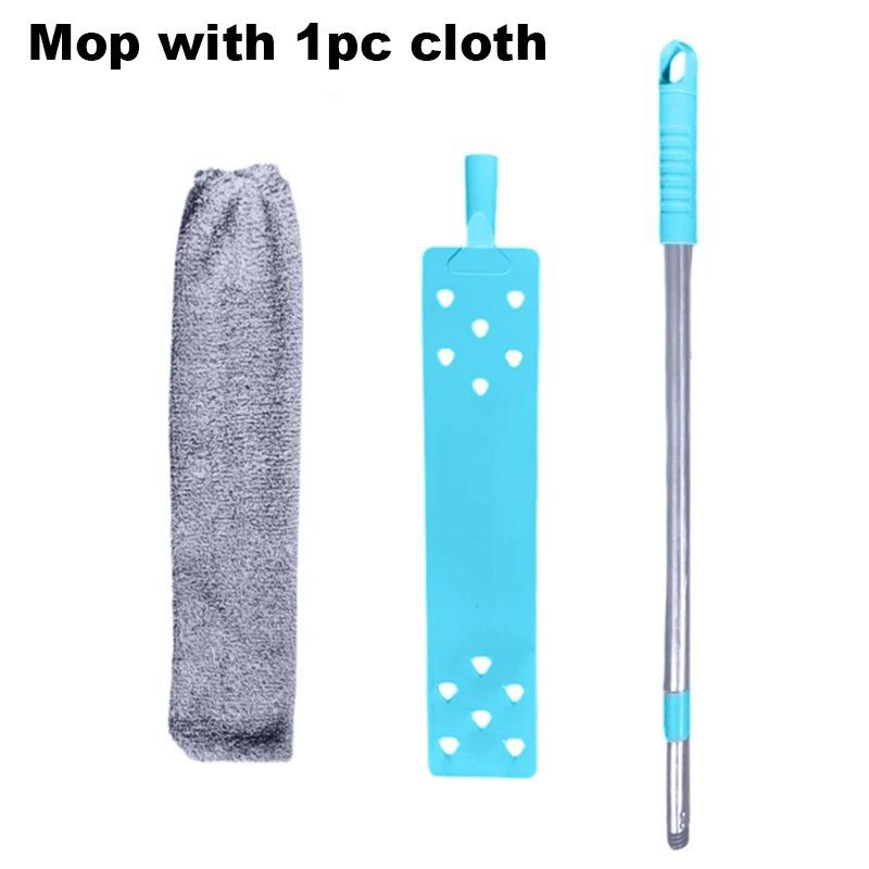 Long Handle Dust Mops Floor Ceiling Cleaning Mops Bed Bottom Dust Cleaner Sofa Dust Removal Brush Good Elasticity Cleaning Tool