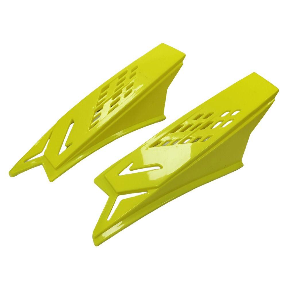 2 Pcs Plastic Motocross Racing Mohawk Horns Self-adhesive Helmet Decorative Accessories