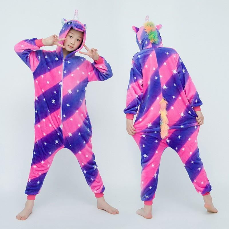 Animal Cat Tiger Kigurumi Unicorn Onesie Adult Teenagers Women Men Pajamas Funny Flannel Warm Soft Sleepwear Overall Onepiece Jumpsuit Cosplay Costume