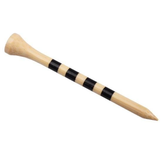 20Pcs Golf Tee Striped Increase Flight Distance Low-Resistance Tip Stabilize 70/83mm Practice Training