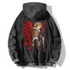 Hawks My Hero Academia Manga Hoodie Vintage Washed Oversized Streetwear Fall Winter Men Women Long Sleeve 100% Cotton Hooded Top