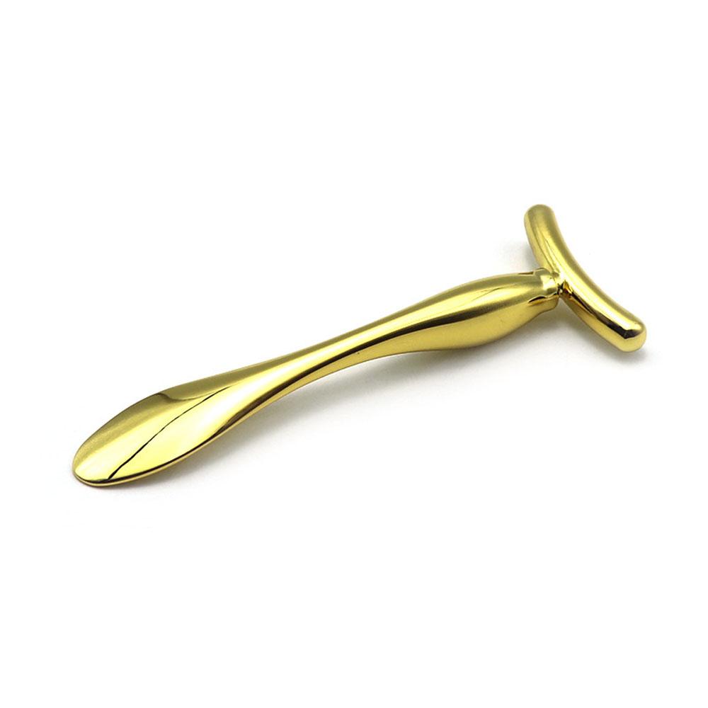 T-shape Facials Massage Stick Eye Cream Spoon Face Lifting Eye Massage Roller Face Cream Applicator