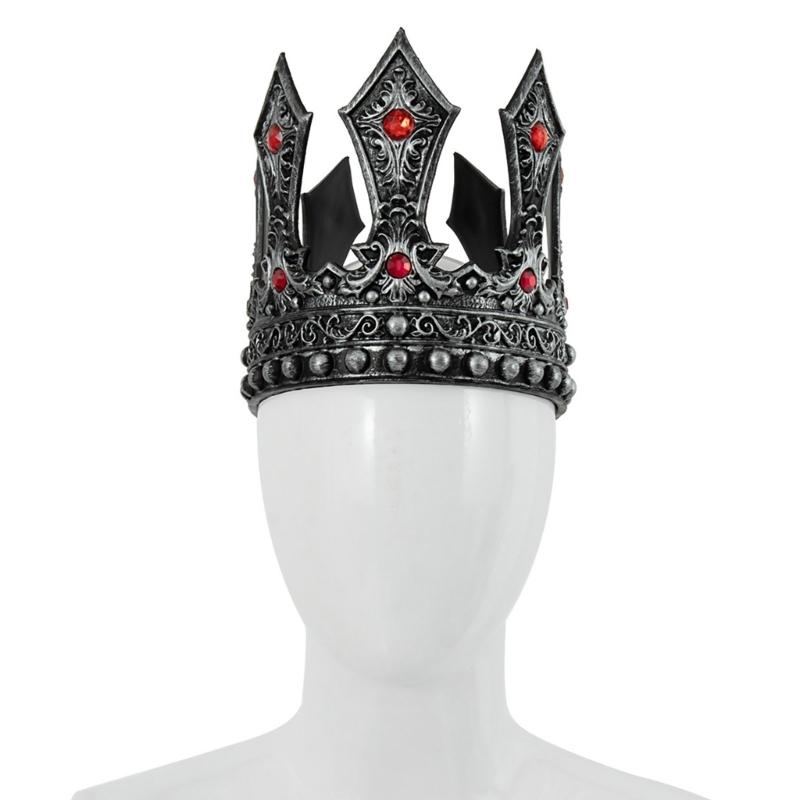 Винтажная Королевская Корона для Невесты Жениха Свадебные Аксессуары Корона Обруч для Волос для Мероприятия Ролевых Игр Тематической Вечеринки Головной Убор