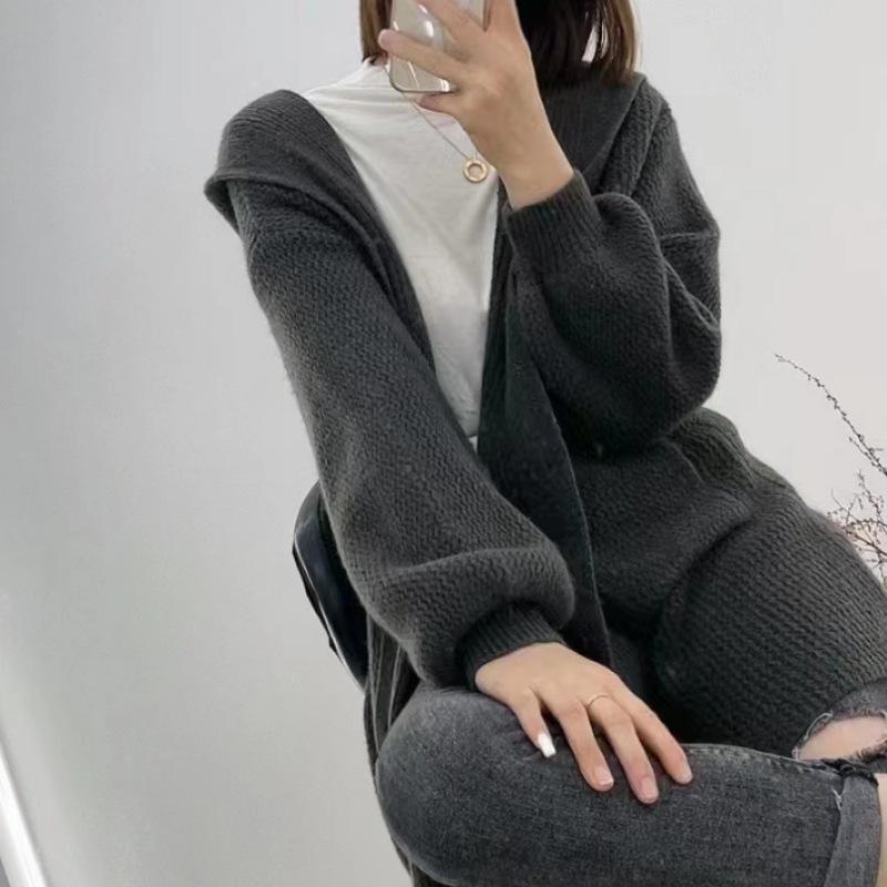 YYFS Женская мода повседневная осень-зима однотонные принты с длинным рукавом свитера