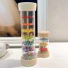 Rainbow Hourglass Rain Sound Simulator Wooden Rain Maker Portable Rain Stick