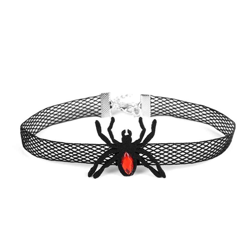 Flowers Halloween Jewelry Bat Women Choker Neck Collar Lace Choker Goth Necklace Gothic Choker