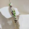 Extra Width Enamel Bangle 1cm Colorful Enamel Bangle Five Leaves Enamel Bracelet  Souvenir Gift